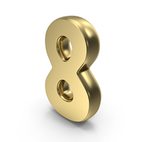 Font Hobo 8 Gold PNG & PSD Images