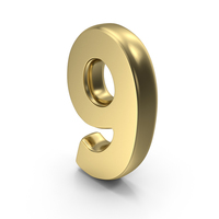 Font Hobo 9 Gold PNG & PSD Images