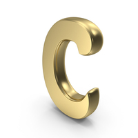 Font Hobo C Gold PNG & PSD Images