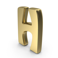 Font Hobo H Gold PNG & PSD Images