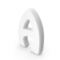 White Font Hobo Alphabet A PNG & PSD Images