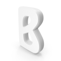 White Font Hobo Alphabet B PNG & PSD Images