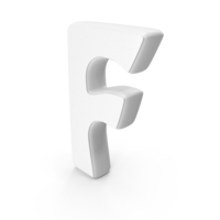 White Font Hobo Alphabet F PNG & PSD Images