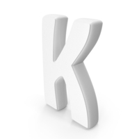 White Font Hobo Alphabet K PNG & PSD Images