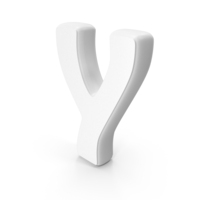 White Font Hobo Alphabet Y PNG & PSD Images