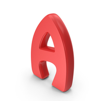 Font Hobo A Red PNG & PSD Images
