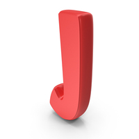 Font Hobo J Red PNG & PSD Images