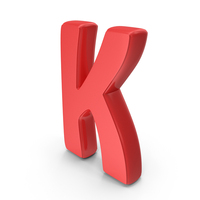 Font Hobo K Red PNG & PSD Images