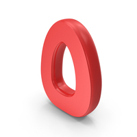 Font Hobo O Red PNG & PSD Images