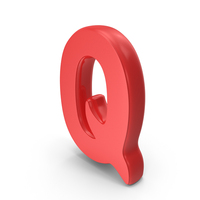 Font Hobo Q Red PNG & PSD Images