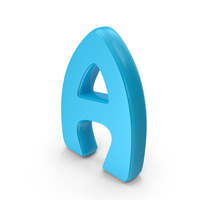 Font Hobo A Blue PNG & PSD Images