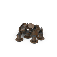 Barrel Pub Table Multi Posed PNG & PSD Images