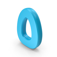 Font Hobo O Blue PNG & PSD Images
