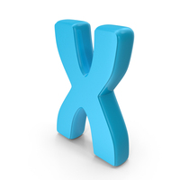 Font Hobo X Blue PNG & PSD Images