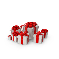 Set Of Gift Boxes PNG & PSD Images