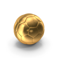 Golden Soccer Ball PNG & PSD Images