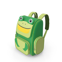 Frog School Backpack PNG & PSD Images