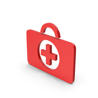 Red Medical Kit Bag Symbol PNG & PSD Images