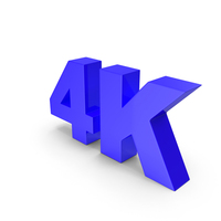 Blue 4K Cinema Icon PNG & PSD Images