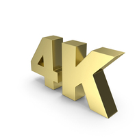 Gold 4K Cinema Icon PNG & PSD Images
