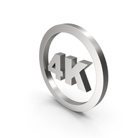 Silver Circular 4K Icon PNG & PSD Images
