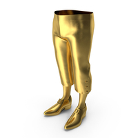 Gold Short Pants And Shoes PNG & PSD Images
