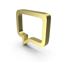 Gold Message Icon PNG & PSD Images