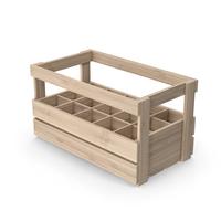 Wine Bottle Crate PNG & PSD Images