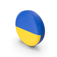 Ukraine Circle Icon Flag PNG & PSD Images