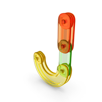 Plastic Constructor Set Letter J PNG & PSD Images