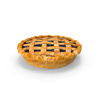 Blueberry Lattice Pie PNG & PSD Images