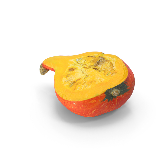 Red Kuri Squash Hokkaido Half PNG & PSD Images