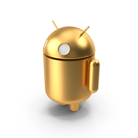 Gold Android Logo PNG & PSD Images