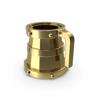 Gold Mug PNG & PSD Images