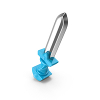 Sword Symbol Blue PNG & PSD Images
