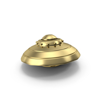 Gold Spaceship PNG & PSD Images