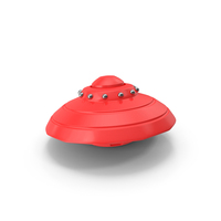 Red Spaceship PNG & PSD Images