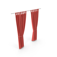 Curtain Red PNG & PSD Images