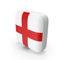 Square England Flag Icon PNG & PSD Images