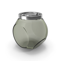 Dark Green Glass jar PNG & PSD Images