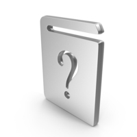 Silver Question Mark Help Icon PNG & PSD Images
