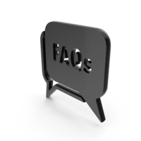 FAQs Question Information Sign Black PNG & PSD Images