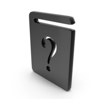 Black Question Mark Help Icon PNG & PSD Images