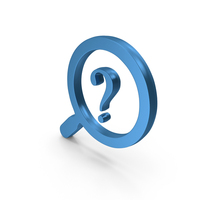 Magnify Search Find Question Mark Blue PNG & PSD Images