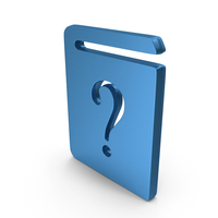 Question Help Logo Blue PNG & PSD Images