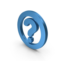Blue Question Mark Circular Icon PNG & PSD Images