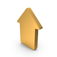 Graph Market Stock Arrow Up Gold PNG & PSD Images