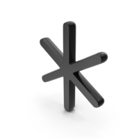 Black User Interface Asterisk Icon PNG & PSD Images