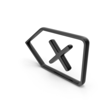 Black Delete Outline User Interface Icon PNG & PSD Images