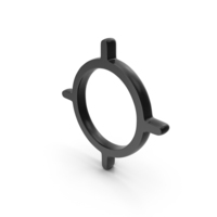 Black GPS Not Fixed User Interface Icon PNG & PSD Images